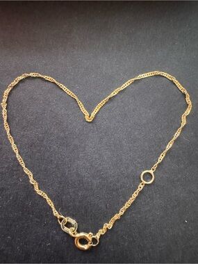 10K Real Gold Chain Bracelet